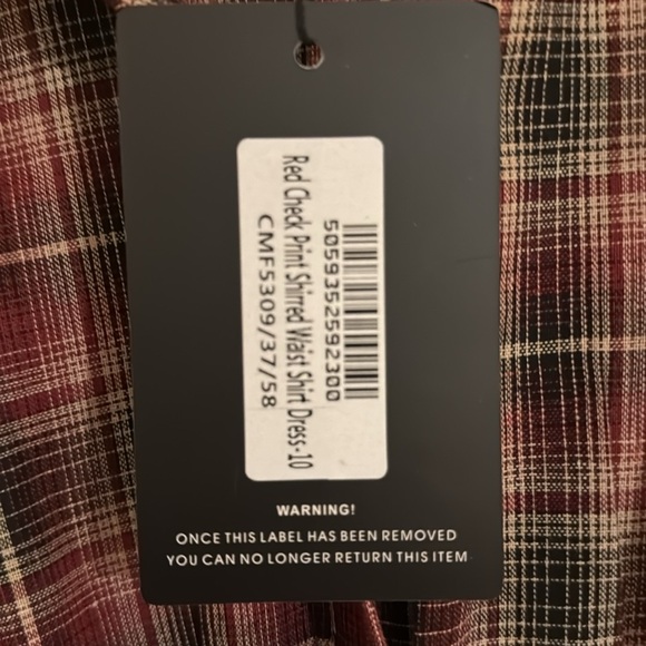 NWT Pretty little thing plaid dress size 6 US - Picture 4 of 6